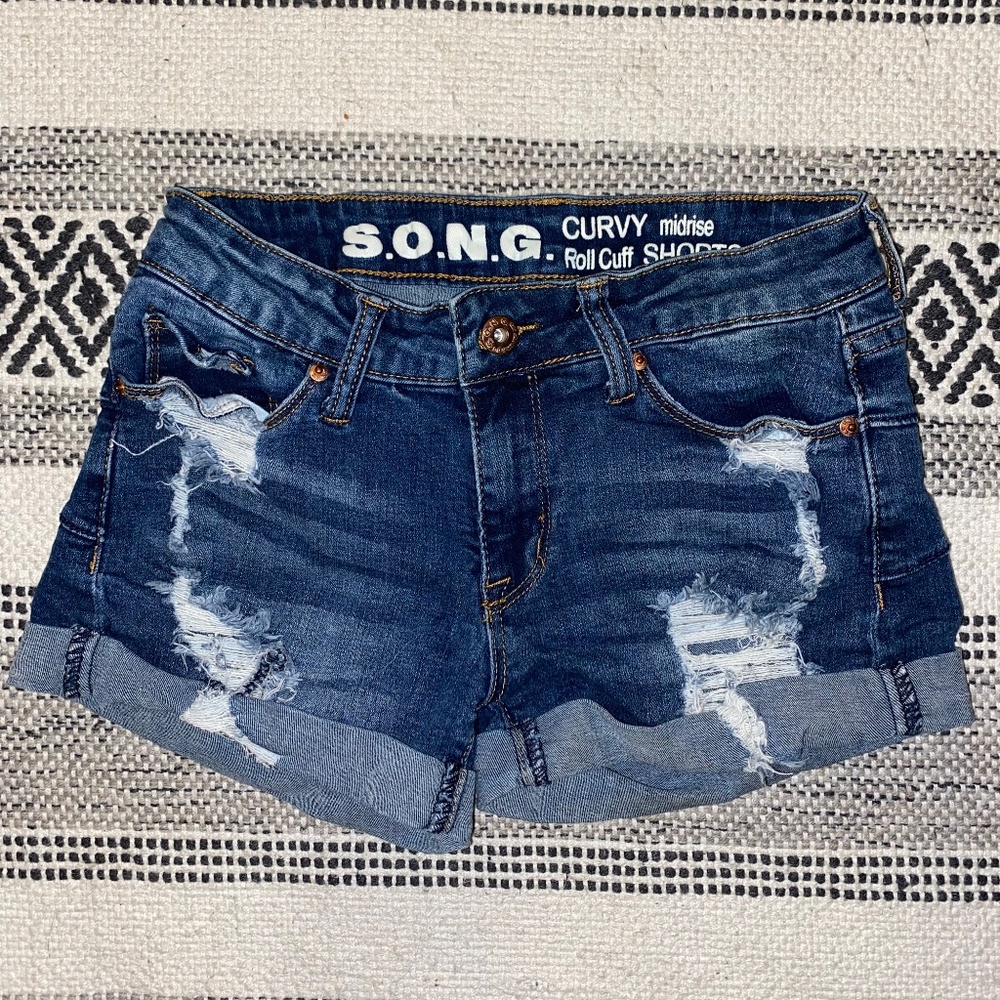 Stretchy Jean shorts